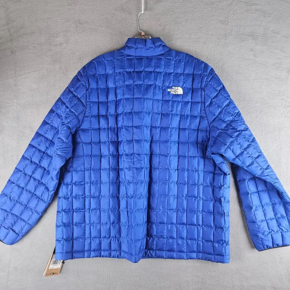 The North Face Thermo Insulated Jacket Blue Men's XXL Outdoor Hiking
